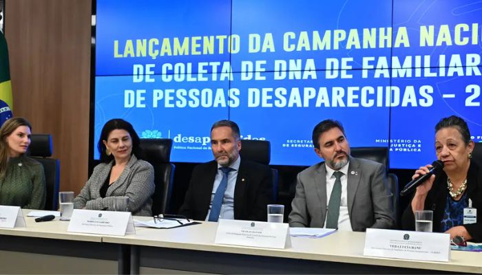 © Isaac Amorim/MJSP Campanha nacional coleta DNA de familiares de desaparecidos